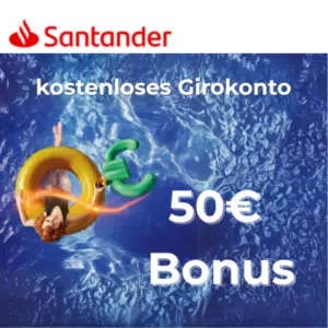 Thumbnail Santander BestGiro: Kostenloses Girokonto mit 50€ Bonus