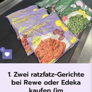 GzG - Zwei &#034;ratzfatz&#034; Bio-Tiefkühlgerichte bei Edeka oder Rewe Gratis Testen (Regional)