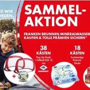 Franken Brunnen Sammelaktion
