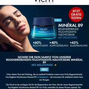 Gratis Probe Regenerierende Feuchtigkeits-Nachtcreme Minéral 89 mit Melatonin von Vichy