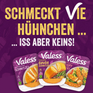 Valess gratis testen - bis zu 3 vegetarische Produkte!