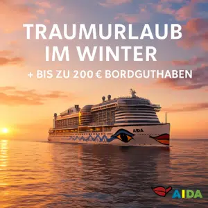 Thumbnail 🛳️ Jetzt AIDA-Winterreise buchen und bis zu 200€ Bordguthaben sichern