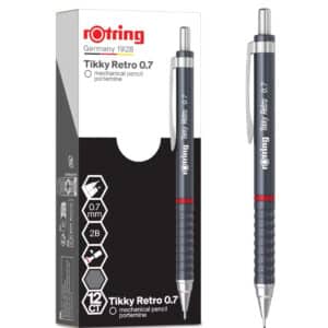 rOtring Tikky Retro Druckbleistifte 2B 0,7 mm ,12Stück für 18,34€(statt 40,43€)