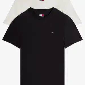 Tommy Jeans Herren T-Shirt 2er Pack in verschiedenen Farben für 32€(statt 43,92€)