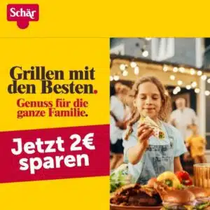 Kaufe Schär ( glutenfrei ) Artikel im Wert von 5 Euro und bekomm 2 Euro Cashback