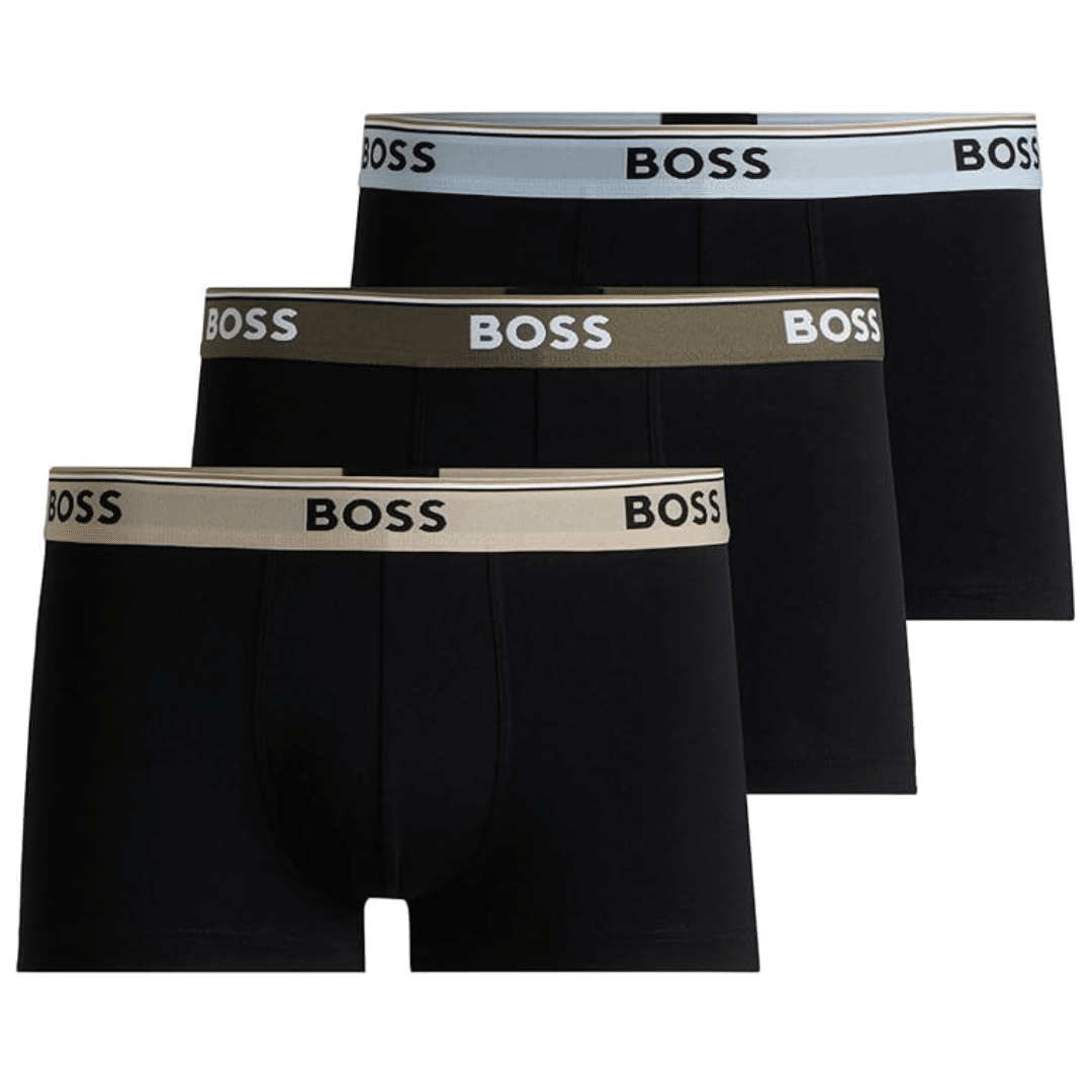 Thumbnail 🩲 BOSS Herren Trunk 3P Power 3er Pack ab 23,94€ (M bis XXL)