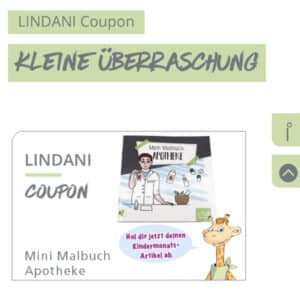 LINDA Apotheken: Gratis Mini-Malbuch Apotheke ✏️ für Kinder von 4 bis 10 Jahren