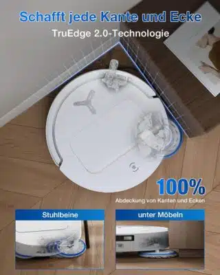 Infos zum Ecovacs Deebot T50 Pro Omni mit einem Bild von ihm.