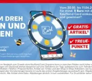 KauflandCard App Glücksrad vom 30.05. bis 11.06.2025