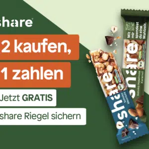 Share Nussriegel 1x gratis beim Kauf von 2x