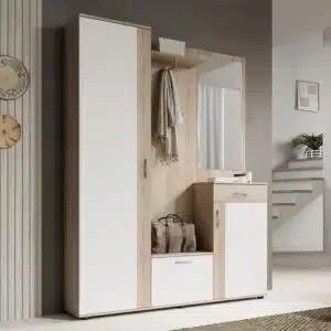 🤯 krasser Preis! Kompaktgarderobe Patent Eiche für 128,99€ (statt 234€)