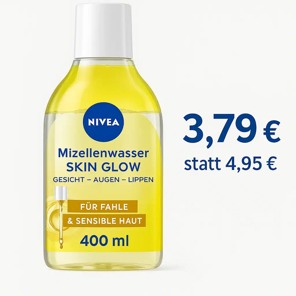Thumbnail NIVEA Skin Glow Mizellenwasser 400 ml für 3,79€ (statt 4,95€)
