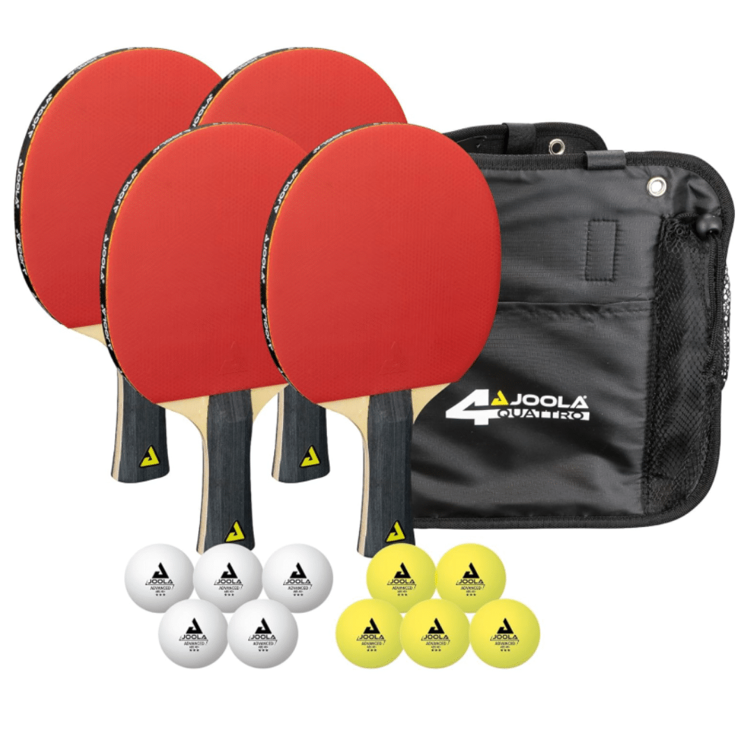 Thumbnail 🏓 Joola Set Quattro: 4 Ping Pong Paddles + 10 Balls für 16,99€ (statt 24€)