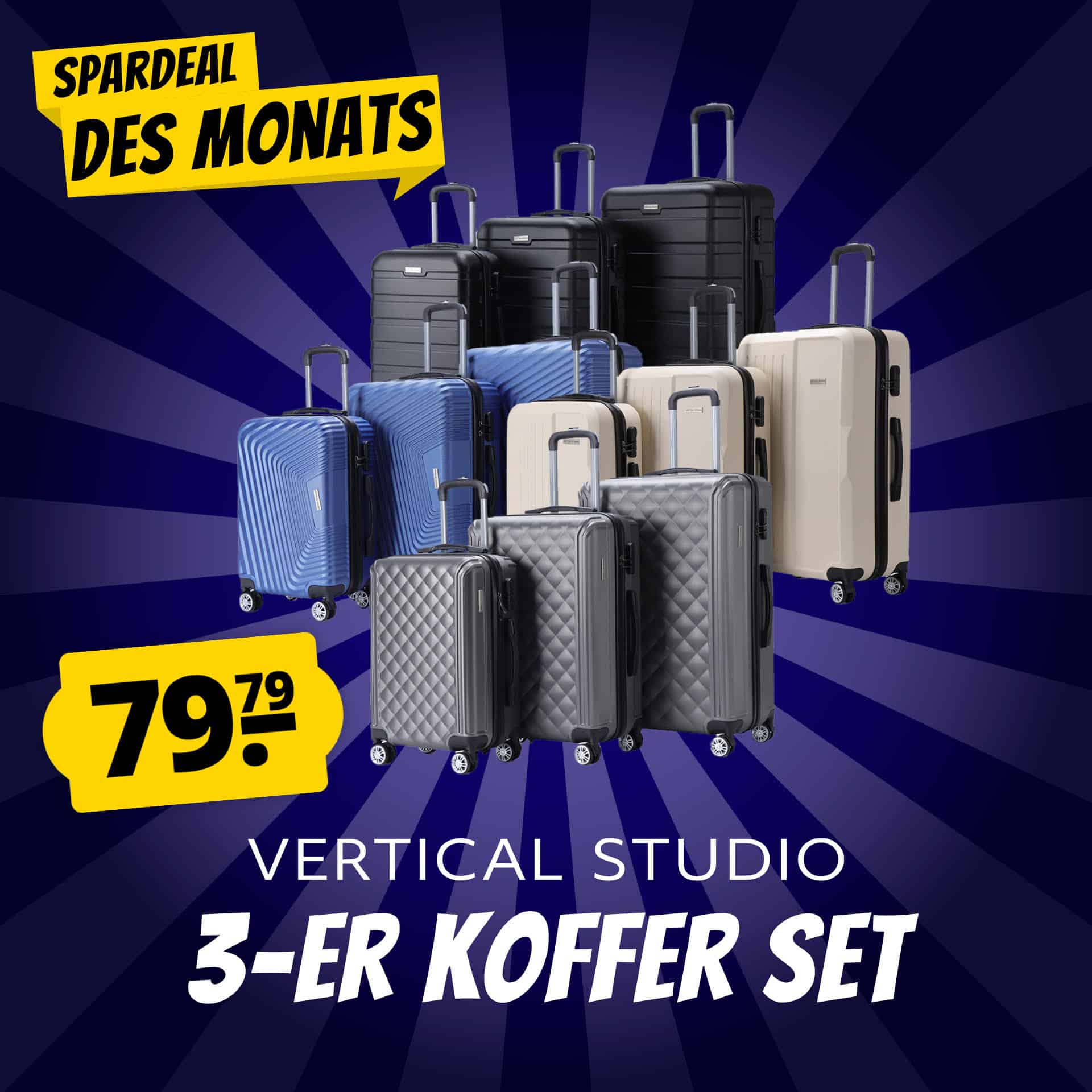 Thumbnail 🧳 VERTICAL STUDIO Göteborg 3er-Kofferset für 79,79€
