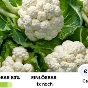 40 ct Cashback auf Blumenkohl