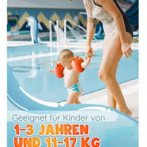 Kleinbär Schwimmflügel mit Sicherheitsventil für Kleinkinder 1 bis 3 Jahre für 19,46€ (statt 22,90€)
