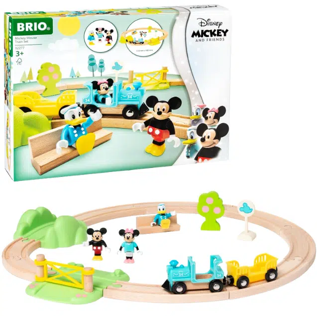 Thumbnail 🚃 Brio Micky Maus Eisenbahn Set für 29,95€ (statt 40€)