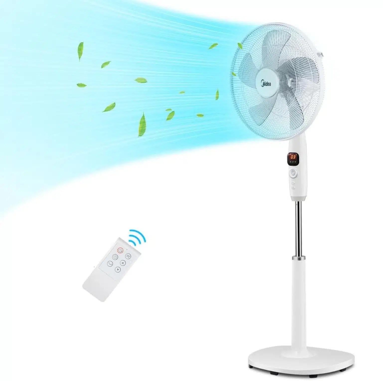 Thumbnail 💧Midea FS40-16CR Standventilator mit Fernbedienung