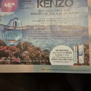 Kenzo Exklusiv im Juni nur bei Müller