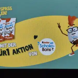 Kinder Schokobons 2 für 1 Aktion