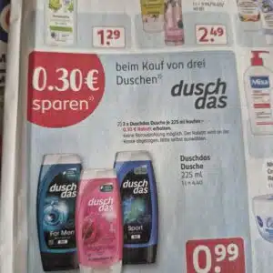 Duschdas bei Rossmann