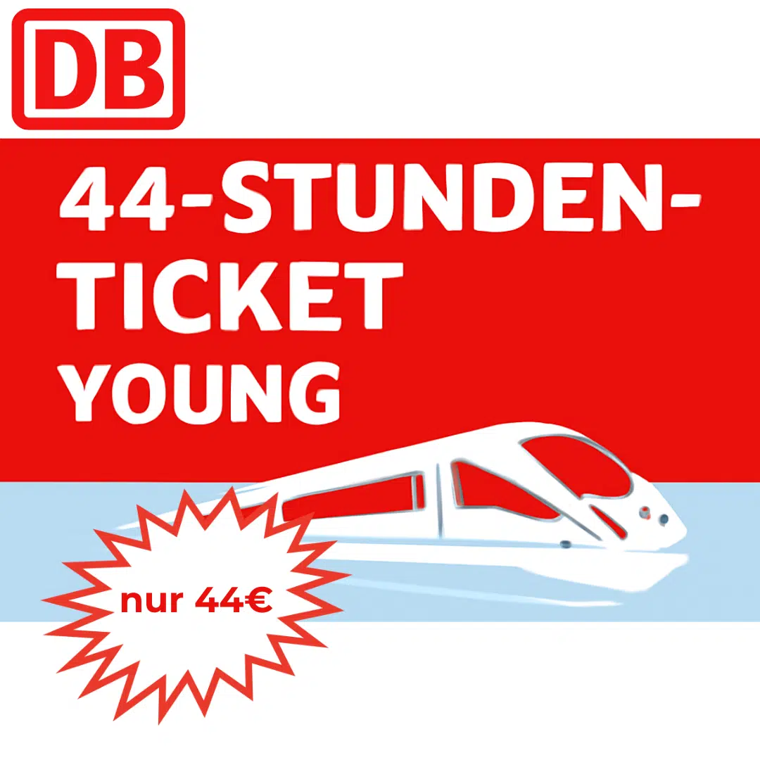 Deutsche Bahn: Das 44-Stunden-Ticket für junge Leute – flexibel durch Deutschland