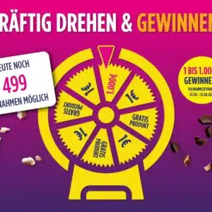 Beim Kauf von Corny Protein-Riegel 1€ sparen