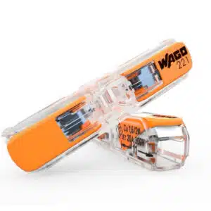 WAGO 2-Leiter Durchgangs-Verbinder mit Hebel 60 Stück für 20,38€(statt 22,70€)