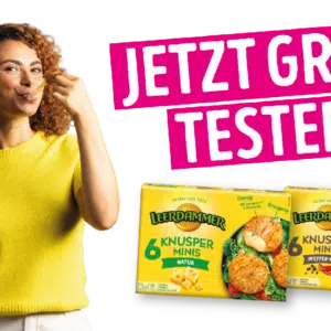 Leerdammer Knusperminis gratis testen! 🧀
