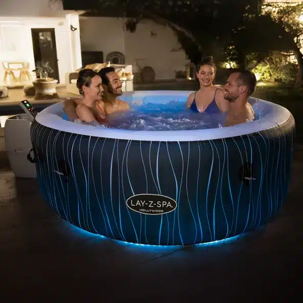Thumbnail 💧 Bestway Lay-Z-Spa LED Hollywood AirJet LED-Whirlpool Ø196 x 66 cm für 494,90€ (statt 659€)