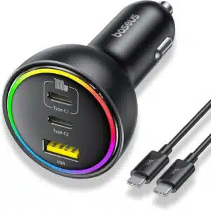 Baseus Zigarettenanzünder 100W USB-C / USB-A