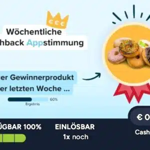 40 ct Cashback auf Donuts [ wöchentliche Abstimmung Marktguru]