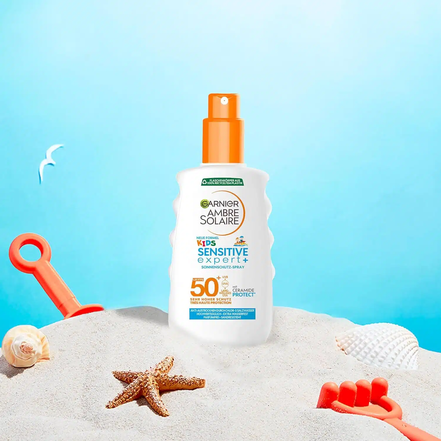 Thumbnail Garnier Ambre Solaire Sonnenspray Kids sensitive expert+, LSF 50+, 150 ml für 7,45€