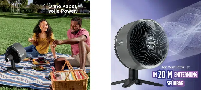 Akku-Ventilator Shark FlexBreeze TableMate FA150EU
