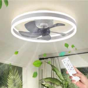 Endlich Abkühlung! 🍃 Deckenventilator, 50cm, mit LED-Beleuchtung für nur 35,59€! 😀