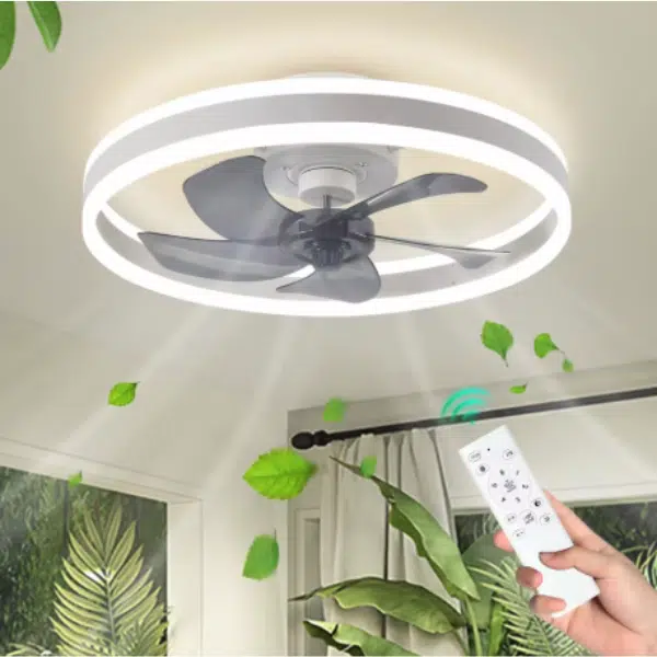 Thumbnail Endlich Abkühlung! 🍃 Deckenventilator, 50cm, mit LED-Beleuchtung für nur 38,79€! 😀