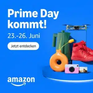 Quadratischer Werbebanner: Prime Day kommt! 23. - 26. Juni bei Amazon