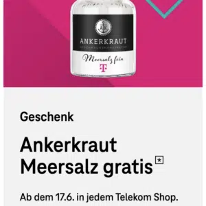 GRATIS: Ankerkraut Meersalz (für Telekom Magenta Moments Kunden ab dem 17.06.)