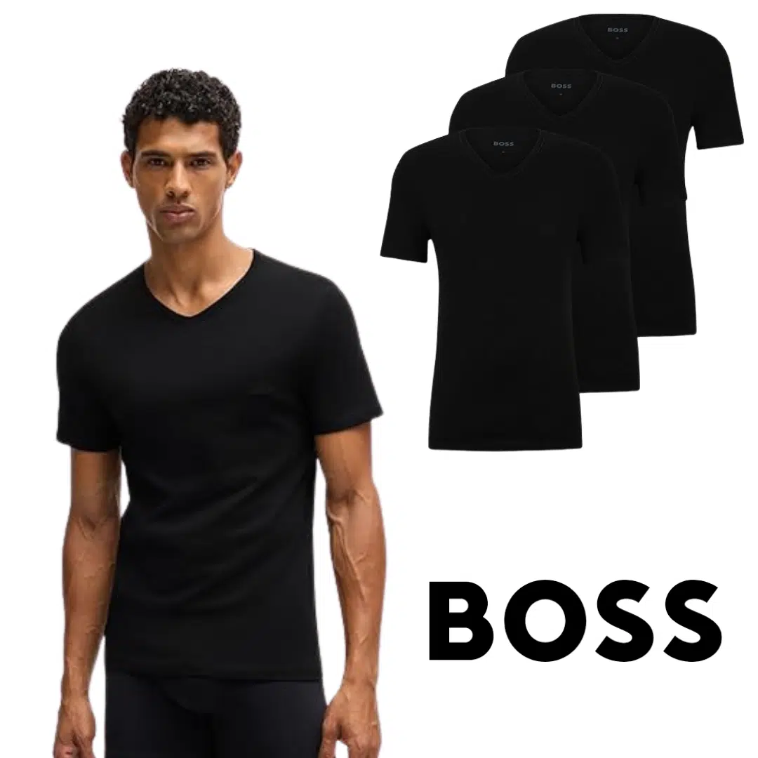 Thumbnail 🔥 BOSS Herren TShirtVN 3P Classic Dreier-Pack T-Shirts für 24,76€ 😱 8,25€ pro Shirt!