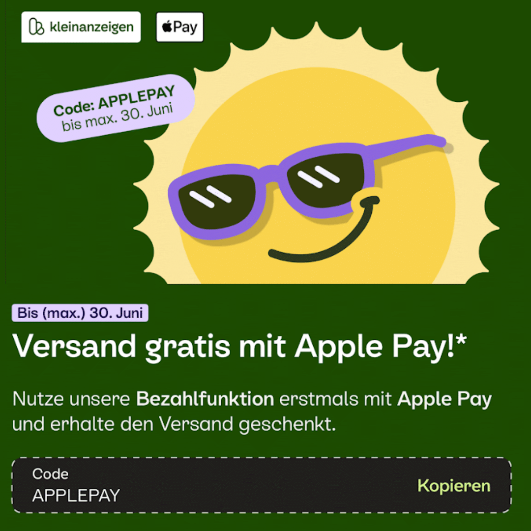 Thumbnail 💚 ebay Kleinanzeigen Versand GRATIS mit Apple Pay