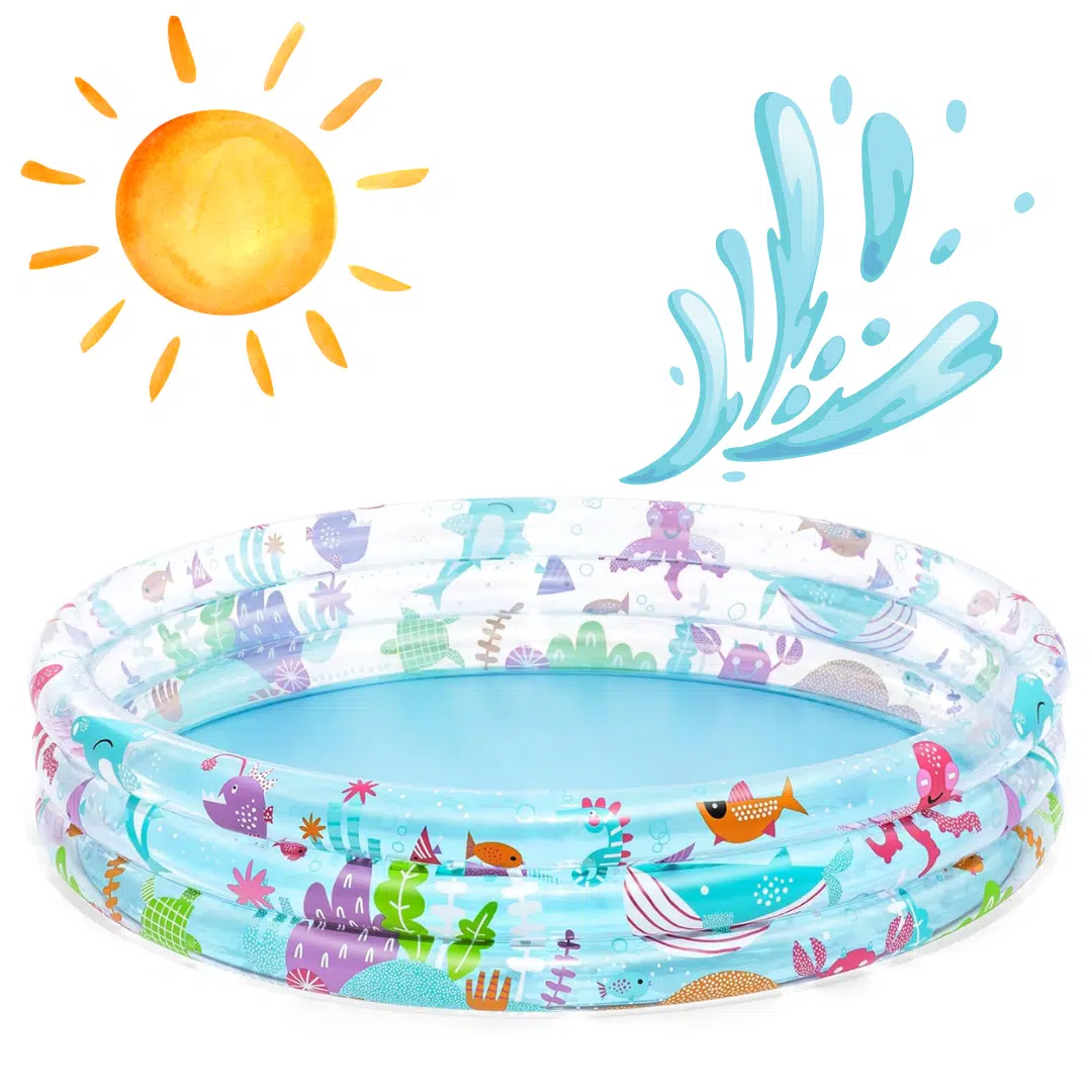 Thumbnail 🐠 Bestway Planschbecken Deep Dive Ø 152 x 30 cm für 13,99€ (statt 16€)