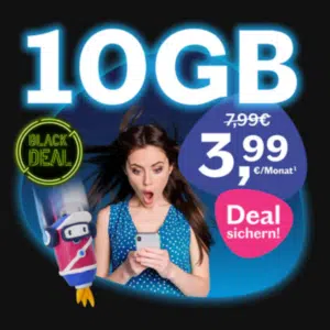 Thumbnail Lebara Tarife - z.B. 10GB 5G/LTE Allnet für 3,99€/Monat // 50GB für 7,99€ // 75GB für 9,99€ // 150GB für 14,99€ - 24 Monate Laufzeit + mtl. kündbar