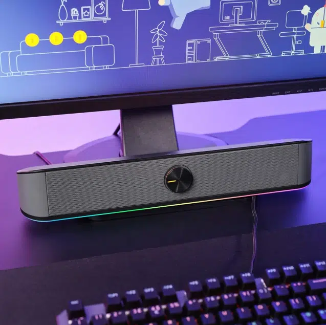 Thumbnail 🎵🌈 Trust Gaming Stereo Soundbar mit RGB für 29,99€
