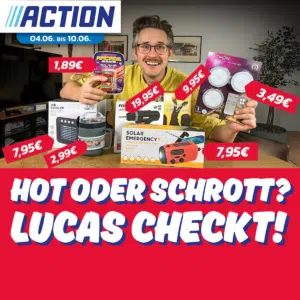 ACTION Haul der Woche: Lucas testet das Beste – von Werkzeug bis Festival-Gadgets! (ACTION Angebote vom 04.06. bis zum 10.06.)