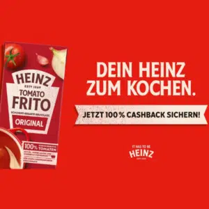 GRATIS: Heinz Tomato Frito mit 100% Cashback (Marktguru)