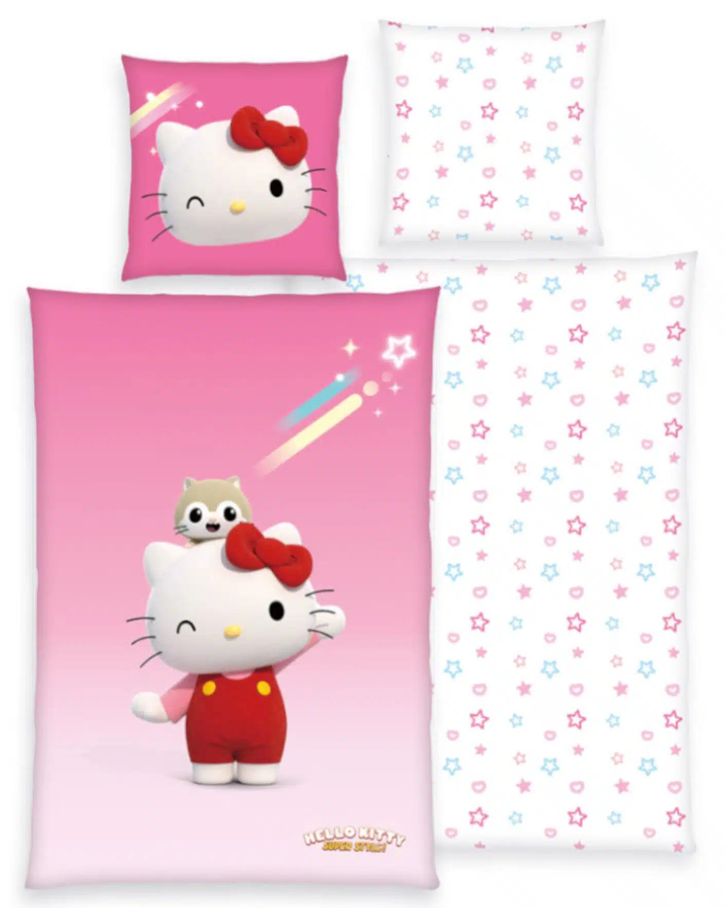 Bettwäsche-Set mit Hello Kitty-Motiv