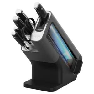 Geheimtipp für die Küche 🔪 Ninja Foodi StaySharp Messerblock mit 5 Messern, Schere und integriertem Schärfer für 92,99€