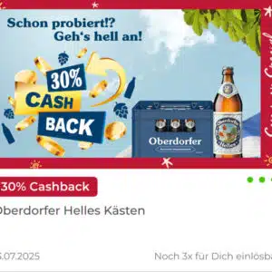 Scondoo schenkt euch 30 % auf Oberdorfer Kisten und dazu Gewinnspiel