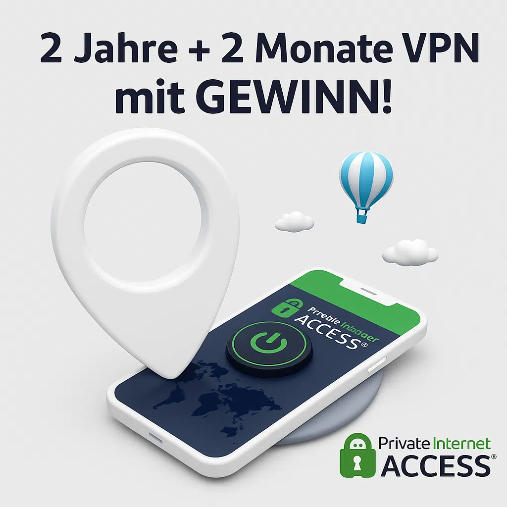 Thumbnail Knaller! 🔥 Jetzt 2 Jahre + 2 Monate VPN effektiv kostenlos [Private Internet Access]🔥eff. sogar 3€ Gewinn!🔥