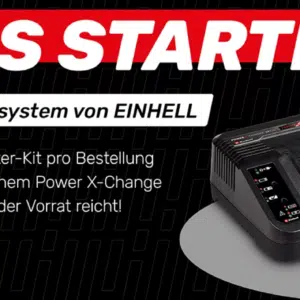 Pollin: gratis 2,5 Ah Starter-Kit beim Kauf von mindestens einem Power X-Change Aktionsprodukt